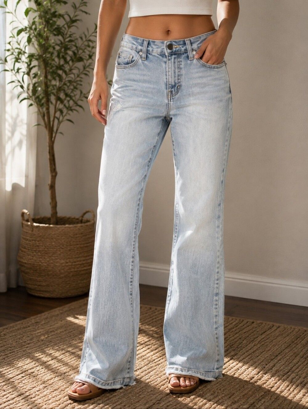 Z. Cavaricci light wash vintage denim